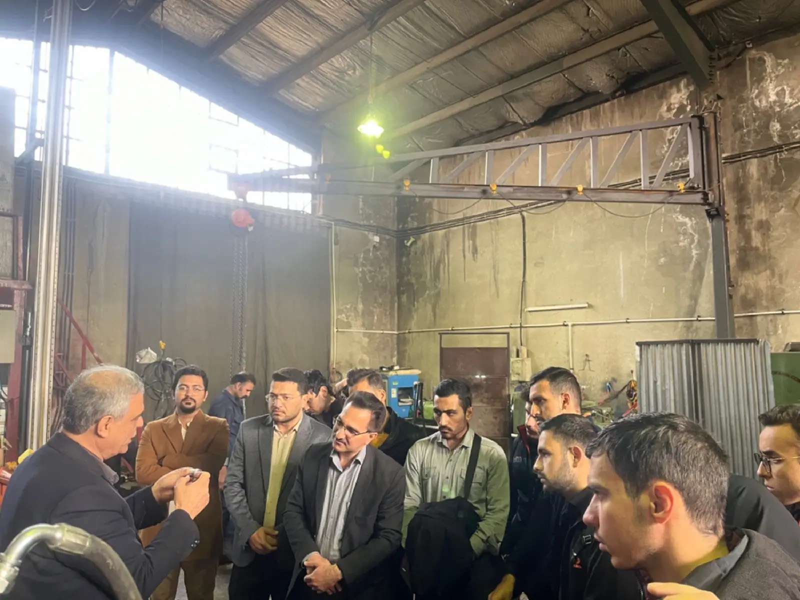بازدید دانشجویان از شرکت هیدروفن
