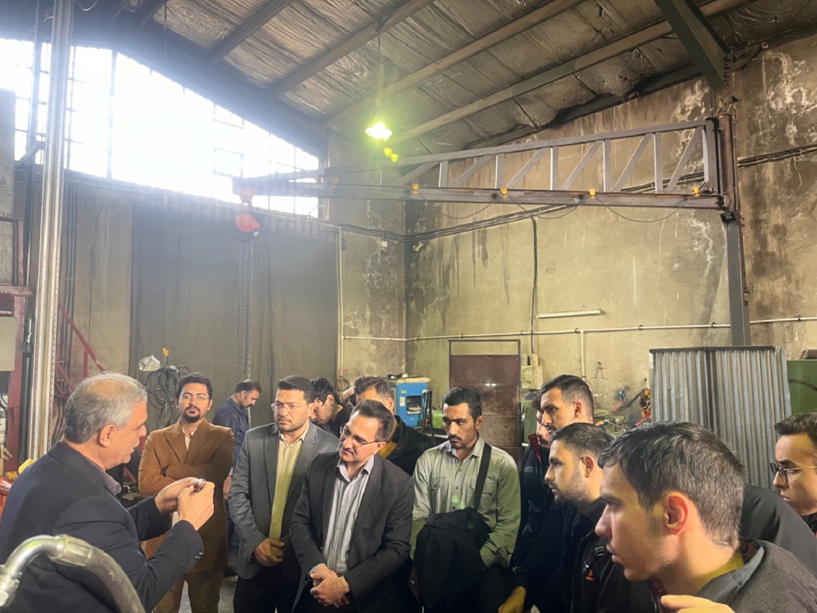 بازدید دانشجویان از شرکت هیدروفن