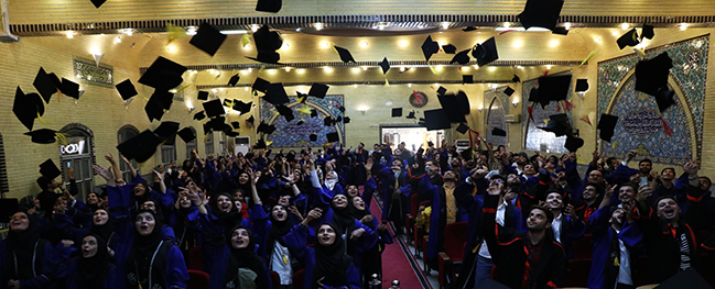 The sixth graduation ceremony was held at Qom University of Technology.