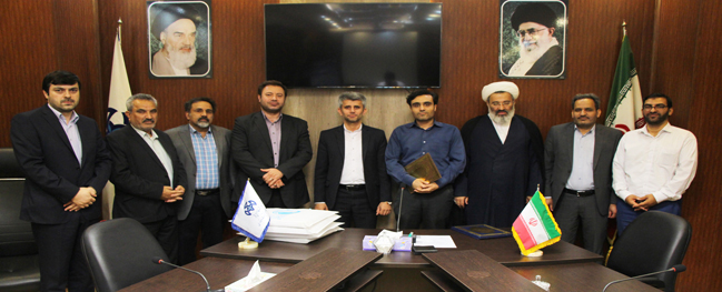 Members of the team that built the solar desalination units were recognized.
