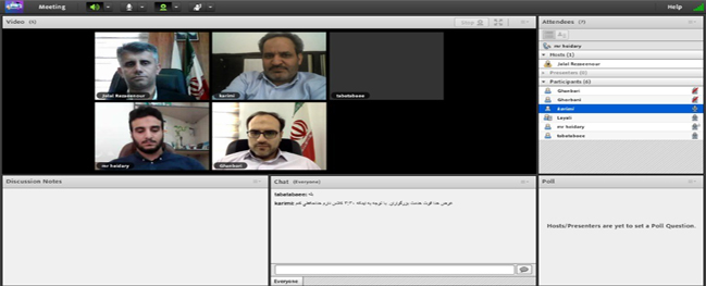 Holding the third meeting of the Cultural Council of Qom University of Technology with the presence of the Cultural Council members in a virtual format.
