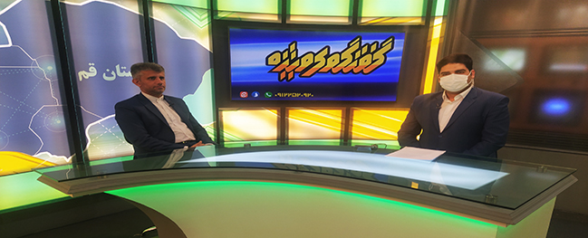 حضور رئيس جامعة قم الصناعية في برنامج الحوار الإخباري لصوت وصورة مركز نور
