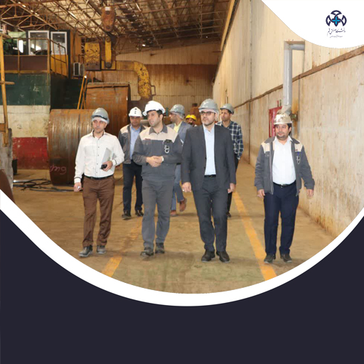 The President of Qom University of Technology visited the West Asia Steel Company.