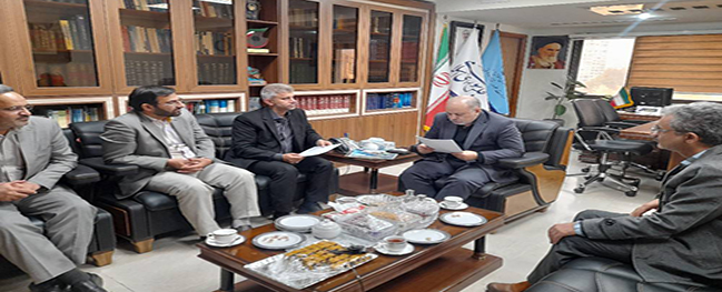 Meeting of the officials from Qom University of Technology with the Deputy for Legal Affairs and Parliamentary Affairs of the Ministry of Science, Research, and Technology